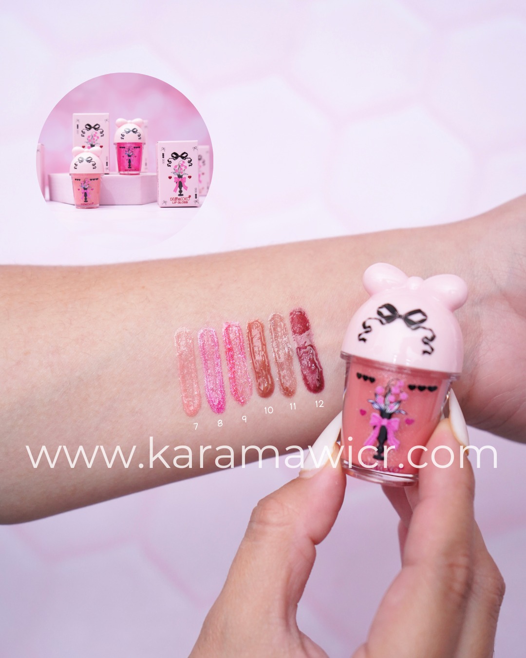 Lip Gloss con color  Kevin & Coco